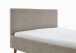 Polsterbett >Kreta< Liegefläche 140x200 cm, Farbe Taupe – Stellmaß: 146x100x210cm (BxHxT)
