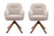 Armlehnstuhl >Avola< (2er-Set) leinen-beige, 360° drehbar, Federkern - 57x87x65 (BxHxT)