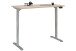 Schreibtisch >e-desk< in Eiche/alu- 160x72x80 (B/H/T) elektrisch verstellbar