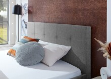 Polsterbett >Jazz< Liegefläche 140x200cm, Stelar Farbe grau - 146x100x210cm (BxHxT)