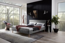 Polsterbett >Jazz< Liegefläche 180x200 cm, Stelar Farbe Grau – 186x100x210cm (BxHxT)