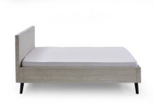 Polsterbett >Avola< Liegefläche 140x200 cm, Poso Farbe Beige – 146x100x210cm (BxHxT)