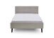 Polsterbett >Avola< Liegefläche 140x200 cm, Poso Farbe Beige – 146x100x210cm (BxHxT)