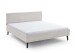 Polsterbett >Avola< Liegefläche 180x200 cm, Poso Farbe Beige – 186x100x210cm (BxHxT)