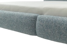 Polsterbett >Valparaiso< Liegefläche 140x200 cm, in Petrol - 176x122x235 (BxHxT)