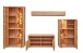 Wohnwand >Nature One< (4-teilig) in Kernbuche, teilmassiv - 330x203x45cm (BxHxT)