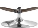 Relaxsessel >Kjersti< (2-teilig) drehbar, mit Hocker, Cappuccino - 79x109x79cm (BxHxT)