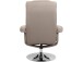 Relaxsessel >Kjersti< (2-teilig) drehbar, mit Hocker, Cappuccino - 79x109x79cm (BxHxT)
