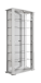 Glasvitrine >Stella< in Weiß - 86x178x38cm (BxHxT)