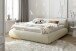 Stauraumbett >Fortello< Liegefläche 160x200 cm, in Creme - 184x88x232cm (BxHxT)