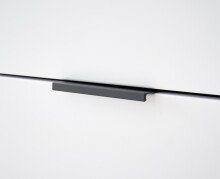 Waschbeckenunterschrank >Denver< 1 Tür, 2 Schübe,  weiß matt / evoke eiche dekor - 80x60x35cm (BxHxT)