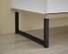 Waschbeckenunterschrank >Denver< 1 Tür, 2 Schübe,  weiß matt / evoke eiche dekor - 80x60x35cm (BxHxT)