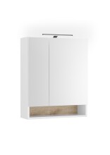 Badezimmerspiegelschrank >Denver< LED, Steckdose,...