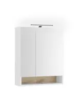 Badezimmerspiegelschrank >Denver< LED, Steckdose,...