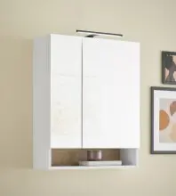 Badezimmerspiegelschrank >Denver< LED, Steckdose,...