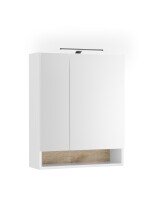 Badezimmerspiegelschrank >Denver< LED, Steckdose,...