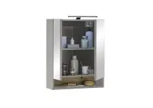 Badezimmerspiegelschrank >Denver< LED, Steckdose,...
