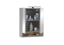 Badezimmerspiegelschrank >Denver< LED, Steckdose,...