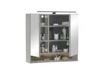 Badezimmerspiegelschrank >Denver< LED, Steckdose,...