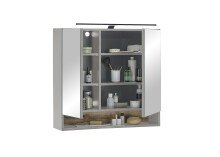 Badezimmerspiegelschrank >Denver< LED, Steckdose,...