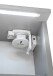 Badezimmerspiegelschrank >Two< LED, Steckdose, titan-grau / weiß - 60x68x23cm (BxHxT)