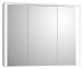Badezimmerspiegelschrank >Five< LED, Steckdose, in weiß - 86x68x18cm (BxHxT)
