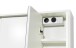 Badezimmerspiegelschrank >Five< LED, Steckdose, in weiß - 86x68x18cm (BxHxT)