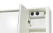 Badezimmerspiegelschrank >Five< LED, Steckdose, in weiß - 86x68x18cm (BxHxT)