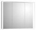 Badezimmerspiegelschrank >Five< LED, Steckdose, in weiß - 86x68x18cm (BxHxT)