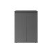 Kommode >Brest< 2 Türen, 1 Boden, Anthrazit - 60x84x35cm (BxHxT)