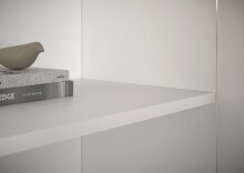 Sideboard >Brest< 2 Türen, 4 Schübe, in weiß - 119x84x35cm (BxHxT)