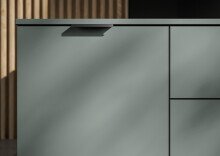 Sideboard >Linz< 2 Türen, 4 Schübe, in Salbei - 135x90x40cm (BxHxT)