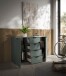 Sideboard >Linz< 2 Türen, 4 Schübe, in Salbei - 135x90x40cm (BxHxT)