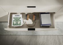 Sideboard >Linz< 2 Türen, 4 Schübe, in Kaschmir - 135x90x40cm (BxHxT)