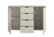 Sideboard >Linz< 2 Türen, 4 Schübe, in Kaschmir - 135x90x40cm (BxHxT)
