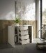 Sideboard >Linz< 2 Türen, 4 Schübe, in Kaschmir - 135x90x40cm (BxHxT)