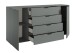 Sideboard >Linz< 2 Türen, 4 Schübe, in Salbei - 180x90x40cm (BxHxT)