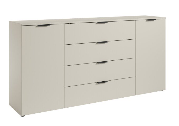 Sideboard >Linz< 2 Türen, 4 Schübe, in Kaschmir - 180x90x40cm (BxHxT)