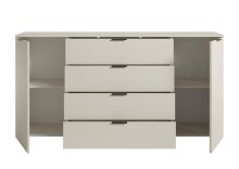 Sideboard >Linz< 2 Türen, 4 Schübe, in Kaschmir - 180x90x40cm (BxHxT)