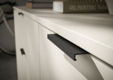 Sideboard >Linz< 2 Türen, 4 Schübe, in Kaschmir - 180x90x40cm (BxHxT)