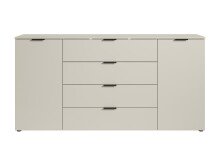 Sideboard >Linz< 2 Türen, 4 Schübe, in Kaschmir - 180x90x40cm (BxHxT)