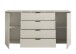 Sideboard >Linz< 2 Türen, 4 Schübe, in Kaschmir - 180x90x40cm (BxHxT)