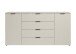 Sideboard >Linz< 2 Türen, 4 Schübe, in Kaschmir - 180x90x40cm (BxHxT)