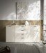 Sideboard >Linz< 2 Türen, 4 Schübe, in Kaschmir - 180x90x40cm (BxHxT)