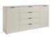 Sideboard >Linz< 2 Türen, 4 Schübe, in Kaschmir - 180x90x40cm (BxHxT)