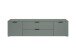Lowboard >Linz< 2 Türen, 2 Schübe, in Salbei - 180x47x40cm (BxHxT)
