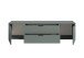 Lowboard >Linz< 2 Türen, 2 Schübe, in Salbei - 180x47x40cm (BxHxT)