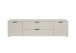 Lowboard >Linz< 2 Türen, 2 Schübe, in Kaschmir - 180x47x40cm (BxHxT)