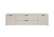 Lowboard >Linz< 2 Türen, 2 Schübe, in Kaschmir - 180x47x40cm (BxHxT)