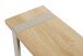 Beistelltisch >37700< in Eiche Dekor / Kaschmirgrau - 24x64x49cm (BxHxT)